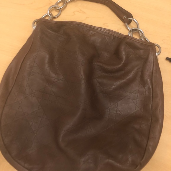 Christian Dior Buttery Soft Brown Leather Quilted - Picture 2 of 5